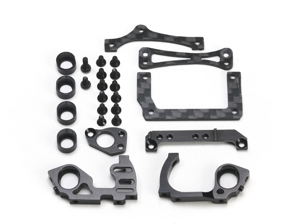 PN Racing Mini-Z V5 LCG 98mm Motor Mount (Black) - Iron City RC Hobbies