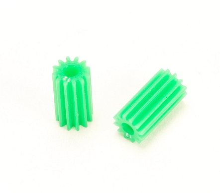 PN Racing PNWC Machine Cut Delrin 64P 12T Long Pinion (2pcs) (Green)