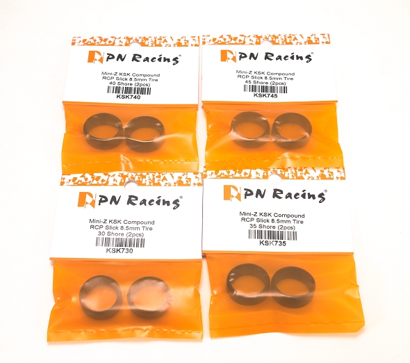 PN Racing Mini-Z KSK Compound RCP Slick 8.5mm Tire (Choose Compound)