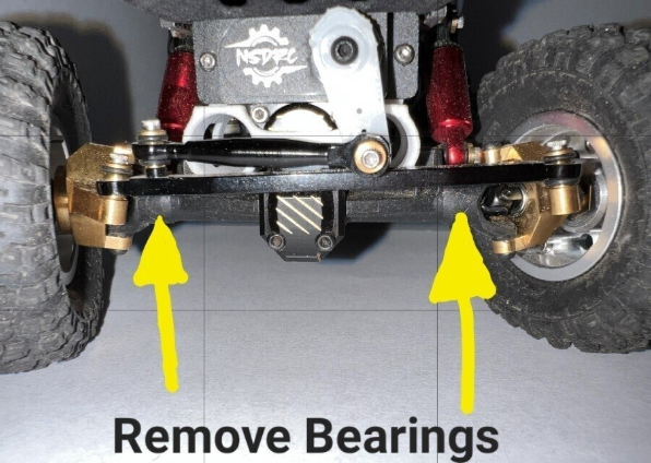 Dlux SCX24 U-joint Axle-shafts, V2 (Stock Axle Type)