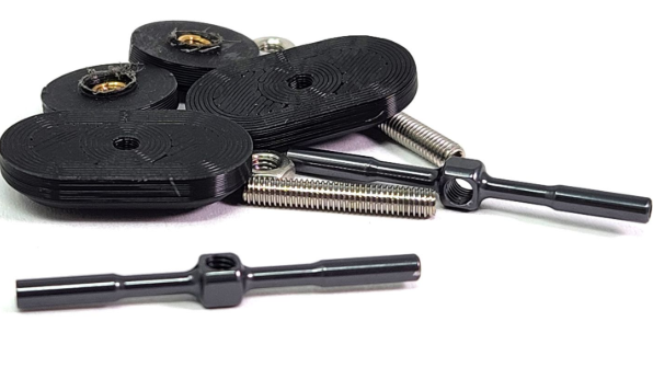 Dlux SCX24 Ultra-light Body Mounts/Brace