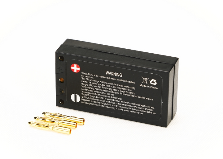 PN Racing V6 LiPo 2S 7.4V (Choose mAh) 60C Hardcase Battery