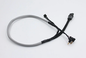 Reflex Racing 2mm Bullet Plug Charging Cable - Gray - Iron City RC Hobbies