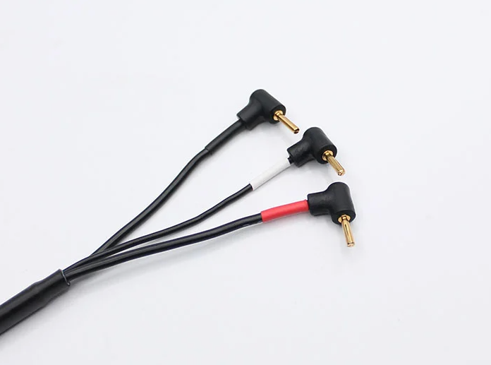 Reflex Racing 2mm Bullet Plug Charging Cable - Gray - Iron City RC Hobbies