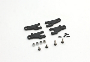 Reflex Racing RX28 G2 A Arm Set (Dark Gray - Hard) - Iron City RC Hobbies