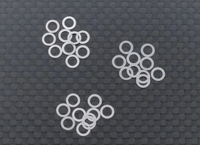 RC-Aurora ARR 3.1 x 4.5mm Stainless Steel Shim Set (0.1, 0.2, 0.3mm 10/ea) - Iron City RC Hobbies