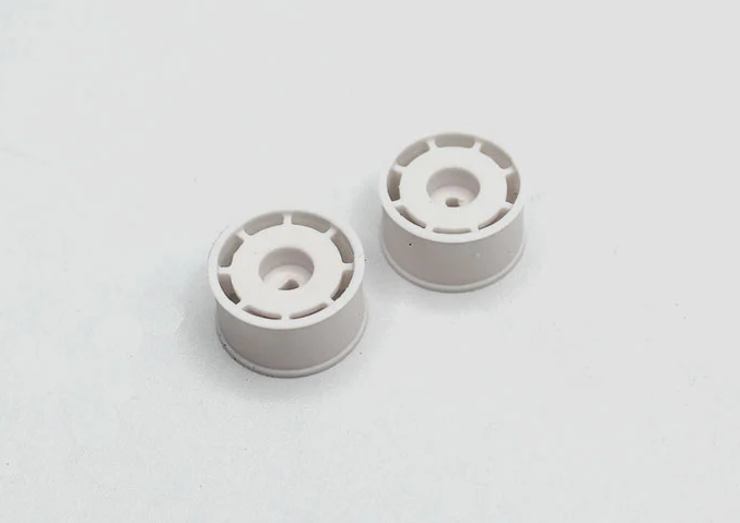 Reflex Racing Flat Dish AWD Wheel R+1.25 - White - Iron City RC Hobbies