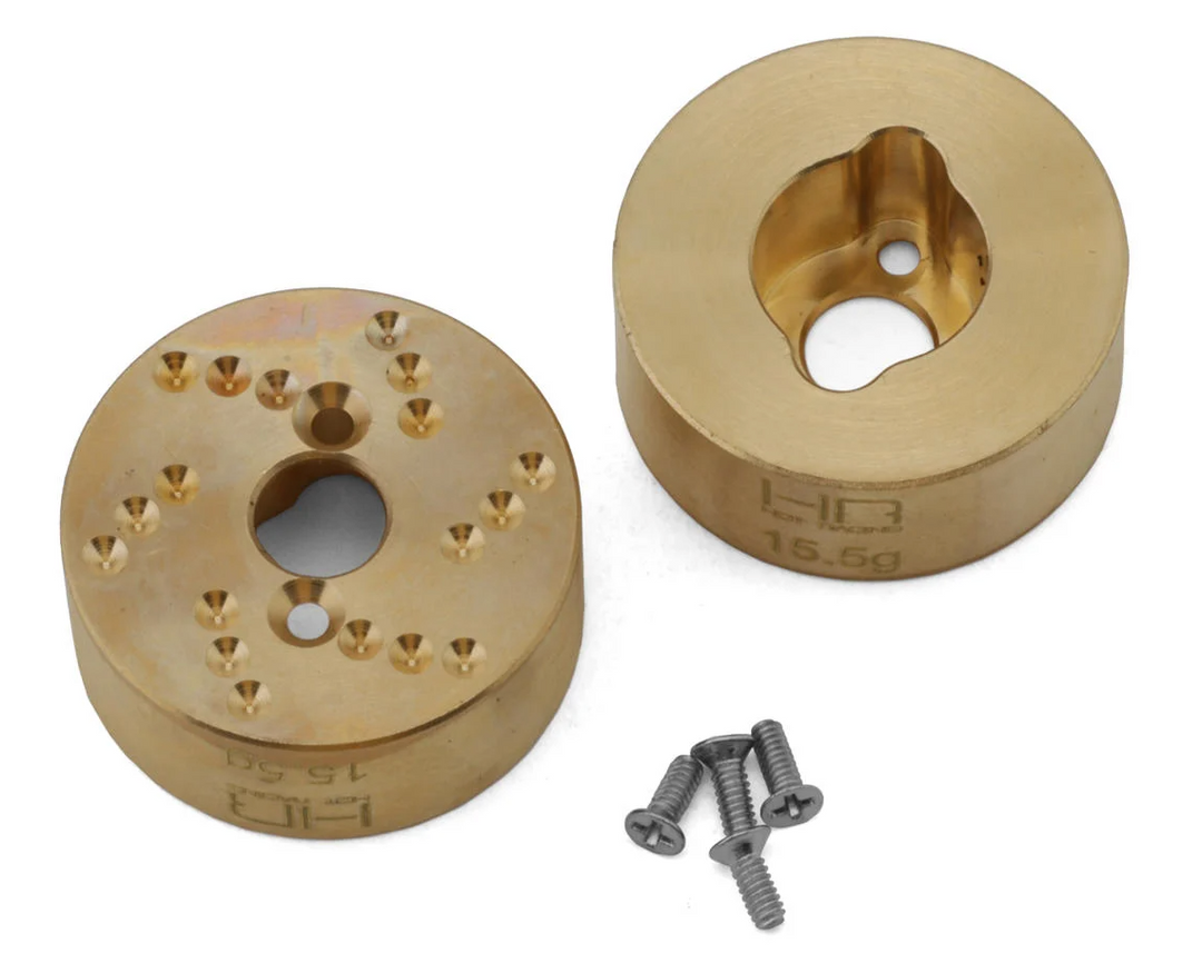 Hot Racing Axial SCX24 Brass Rear Hub (2) (31g) - Iron City RC Hobbies