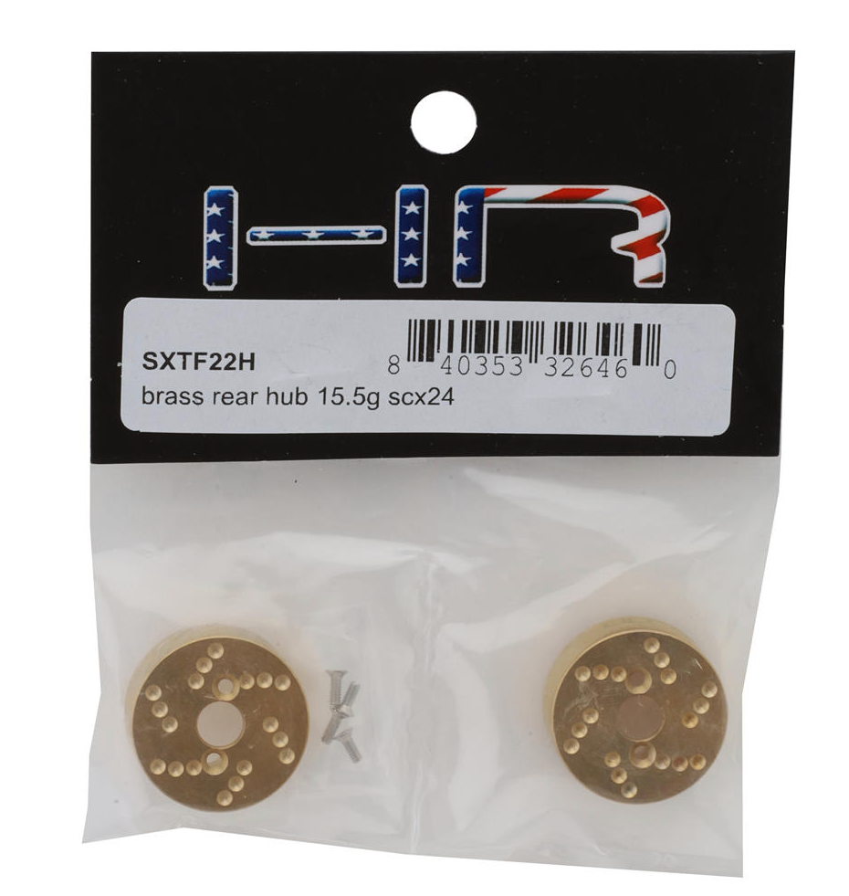 Hot Racing Axial SCX24 Brass Rear Hub (2) (31g) - Iron City RC Hobbies