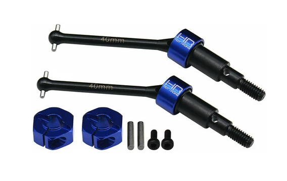 Hot Racing HD Steel Narrow Rear CVD Axles Drive Shafts : Grom