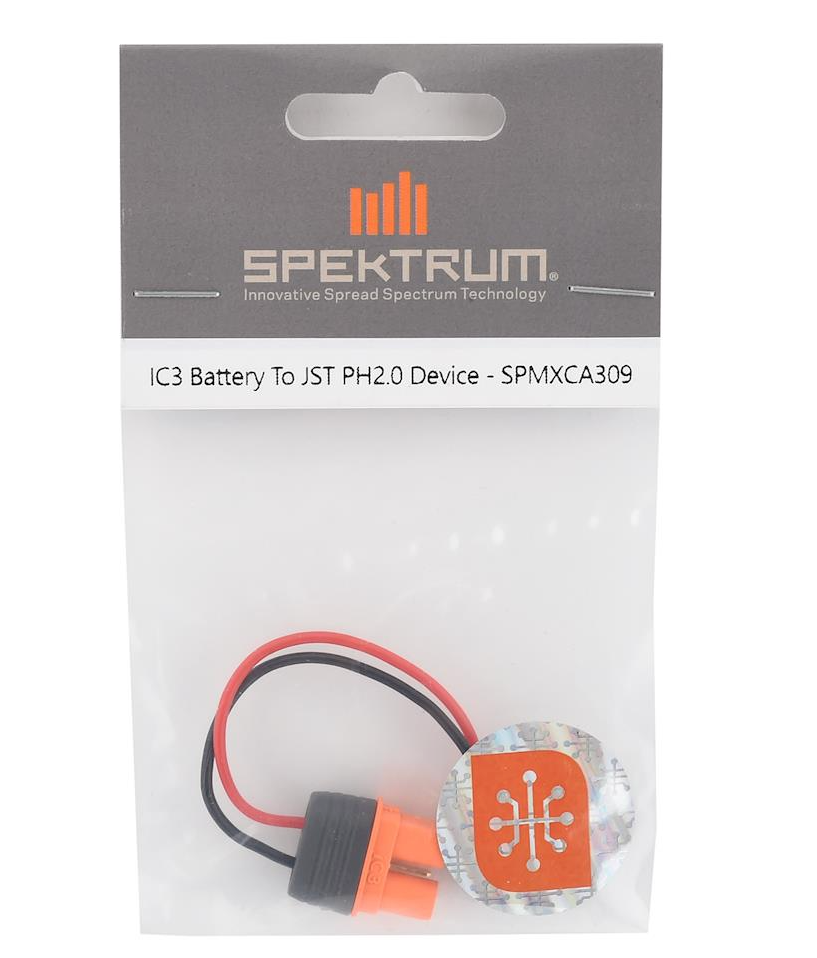 Spektrum RC IC3 Device to JST PH2.0 Battery