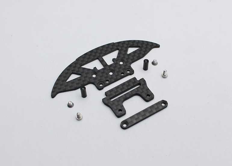 Reflex Racing PN Racing C9 Carbon Fiber Bumper and Clip Set - Iron City RC Hobbies