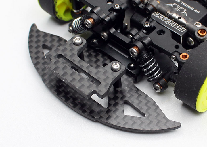 Reflex Racing PN Racing C9 Carbon Fiber Bumper and Clip Set - Iron City RC Hobbies