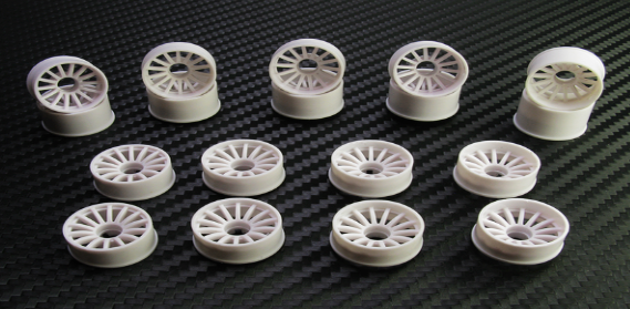 PN Racing Mini-Z 2WD Machine Cut 16 Spoke Front Wheel F3 Black - Iron City RC Hobbies