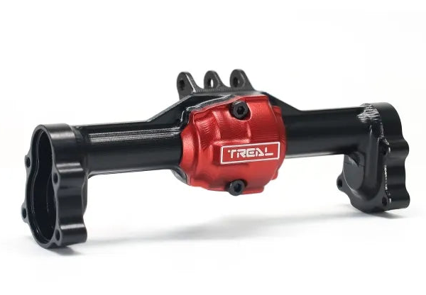 TREAL Aluminum 7075 Rear Axle Housing w Rear Hubs One Piece CNC Machined Upgrades for 1/18 Redcat Ascent 18 Crawler - Iron City RC Hobbies