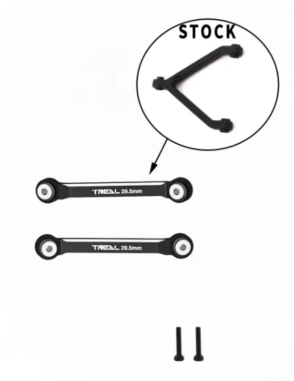 TREAL SCX24 High Clearance Links Deadbolt Betty 4-Links Design (8pcs) Alu# 7075 for Axial SCX24 Deadbolt AXI90081 Betty - Iron City RC Hobbies