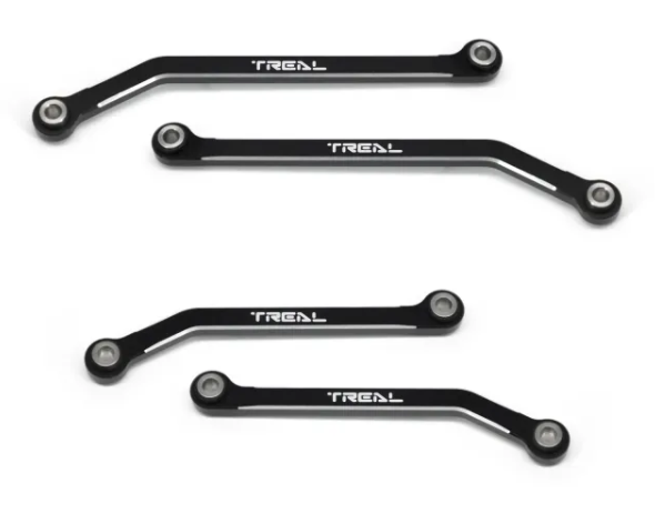 TREAL Aluminum 7075 High Clearance Links Set (4pcs) Chassis Lower Links for 1/18 TRX4M Defender Bronco - Iron City RC Hobbies