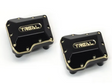TREAL Brass Axle Diff Covers (2P) CNC Machined Heavy Weight 15.8g/pc Upgrades for 1/18 TRX4M TRX4MT - Iron City RC Hobbies