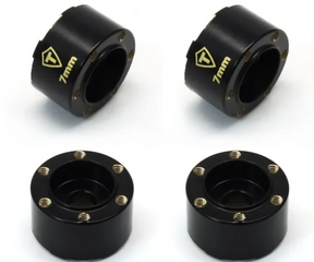 TREAL 1.0 Wheel Hubs Brass Weights 7mm Hex Hub Extension (4P) 7mm/9mm Widen Adapters Compatible with SCX24 TRX4M - Iron City RC Hobbies