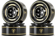 TREAL 1.0 Beadlock Wheels Brass Crawler Wheel Rims Weight (4P) Hubs Removable for SCX24 AX24 FCX24 TRX4M 1/24 1/18 RC Crawler, 50g/pc (Type C) - Iron City RC Hobbies