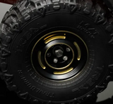 TREAL 1.0 Beadlock Wheels Brass Crawler Wheel Rims Weight (4P) Hubs Removable for SCX24 AX24 FCX24 TRX4M 1/24 1/18 RC Crawler, 50g/pc (Type C) - Iron City RC Hobbies