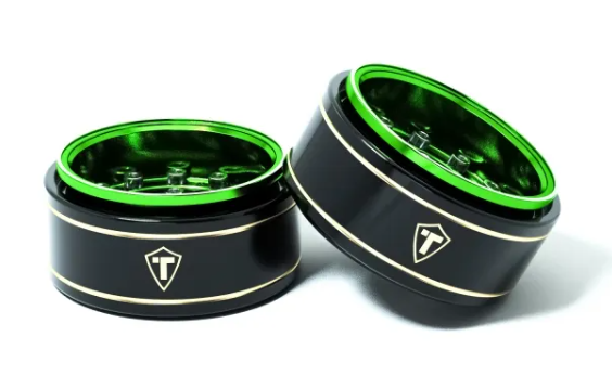 TREAL 1.0 Beadlock Wheels Deep Dish Rims (4P) for SCX24 AX24 FCX24 TRX4M 1/24 1/18 Crawler Car-Type F - Iron City RC Hobbies