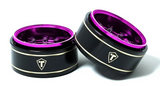 TREAL 1.0 Beadlock Wheels Deep Dish Rims (4P) for SCX24 AX24 FCX24 TRX4M 1/24 1/18 Crawler Car-Type F - Iron City RC Hobbies