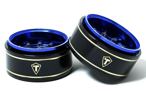 TREAL 1.0 Beadlock Wheels Deep Dish Rims (4P) for SCX24 AX24 FCX24 TRX4M 1/24 1/18 Crawler Car-Type F - Iron City RC Hobbies