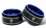 TREAL 1.0 Beadlock Wheels Deep Dish Rims (4P) for SCX24 AX24 FCX24 TRX4M 1/24 1/18 Crawler Car-Type F - Iron City RC Hobbies