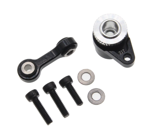 PowerHobby Aluminum 21T Servo Saver, Arrma Grom, for Savox SH-0265MG - Iron City RC Hobbies