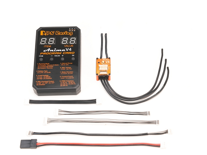 PN Racing Anima V4 30A 1/28 Sensored Brushless ESC - Iron City RC Hobbies