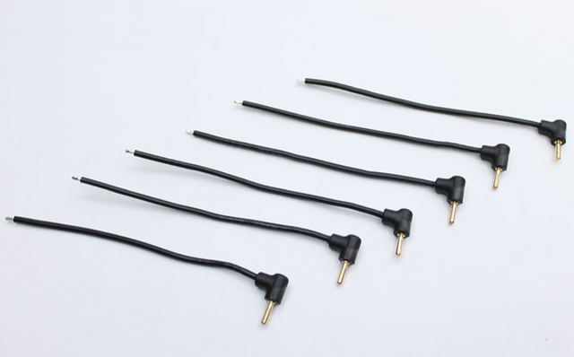 Reflex Racing 2.0mm Bullet Plugs with Molded in Grip Pig Tails (6 pcs) - Iron City RC Hobbies