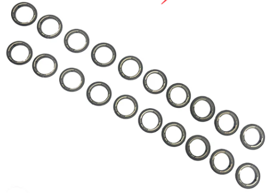 Silver Horse Special Edition Nexx Racing’s “JUD” Flange Rings for EVO Mesh Rims (20pcs)