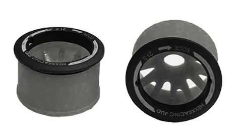 Nexx Racing “JUD” Threaded Carbon-Fiber Reinforced EVO Flanged Wheels (2) pcs for Mini-Z (GREY)