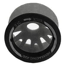 Nexx Racing “JUD” Threaded Carbon-Fiber Reinforced EVO Flanged Wheels (2) pcs for Mini-Z (GREY)
