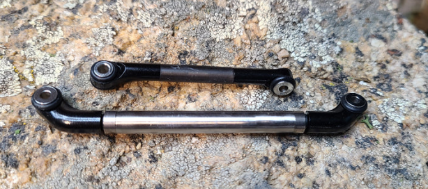 3Flow9 V2.1 Rolling Steel Steering Link - Fits(Metal) MEUS ISO SCX24 Axles (Choose Color)