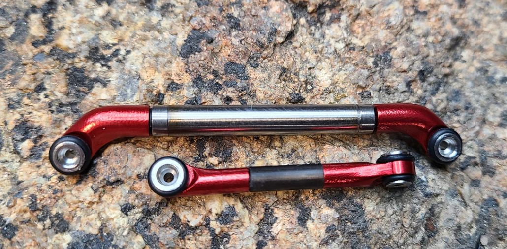 3Flow9 V2.1 R.S.S.L. (Rolling Steel Steering Link) fits Axial SCX24