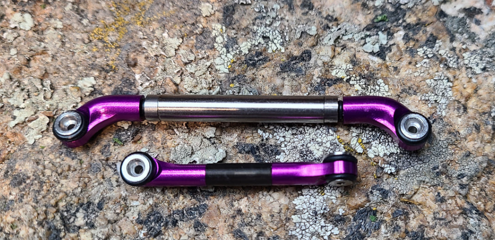 3Flow9 V2.1 R.S.S.L. (Rolling Steel Steering Link) fits Axial SCX24