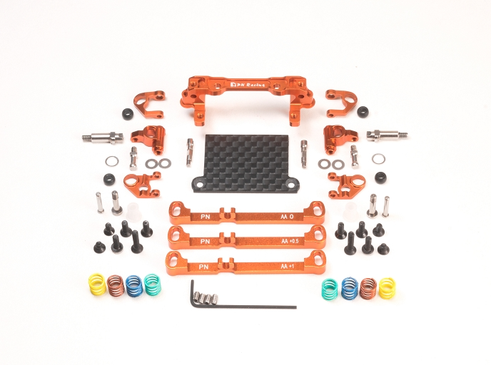 PN Racing Mini-Z V4 MR03/PNR2.5W Double A-Arm Front Suspension (Choose Color)