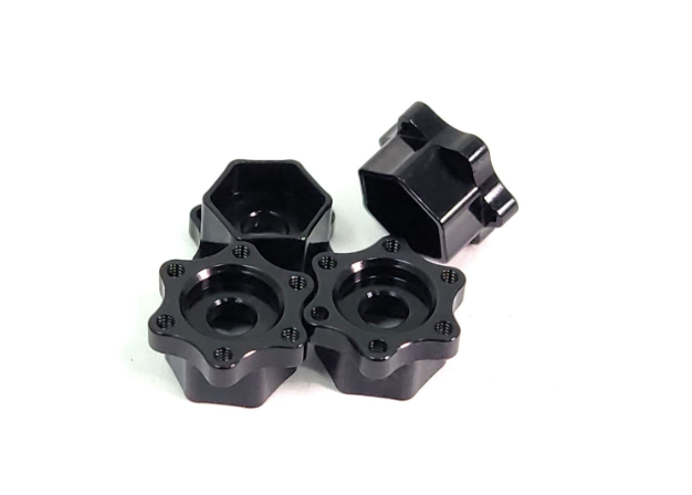 Dlux SCX24/TRX4M Wheel Hubs for 7mm hexes