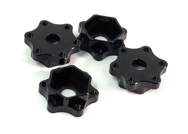 Dlux SCX24/TRX4M Wheel Hubs for 7mm hexes