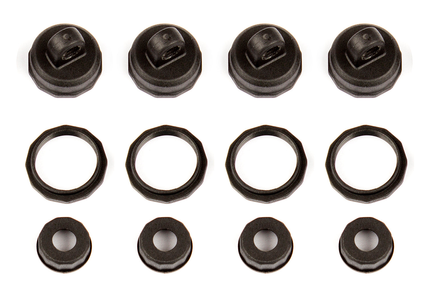Team Associated- 1:14 Shock Caps and Collars – Iron City RC Hobbies