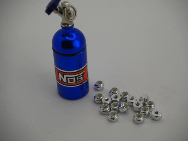Silver Horse RC - Nitro Nuts - Silver (Pack of 4)