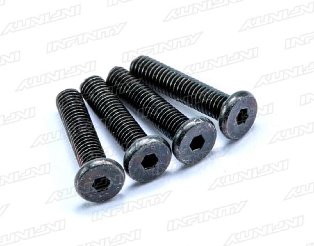 Infinity Slim Head Screw M3x14mm Black (IF18-2) - Iron City RC Hobbies