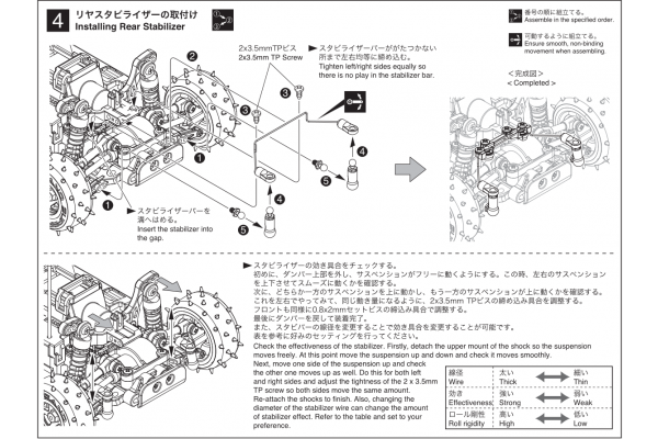 Stabilizer Set(for MB-010) - Iron City RC Hobbies