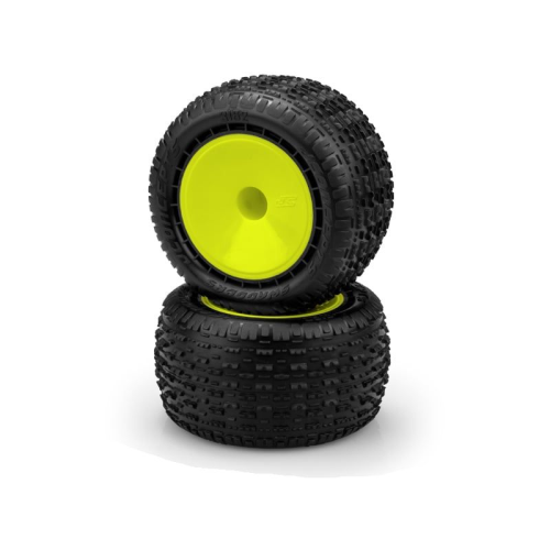 JConcepts Swaggers Tires, 2.2″ Truck Front, Pre-Mount - Iron City RC Hobbies