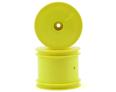 Team Losi Racing 12mm Hex 2.2" 1/10 Stadium Truck Wheels (2) (TLR 22T) (Yellow) - Iron City RC Hobbies