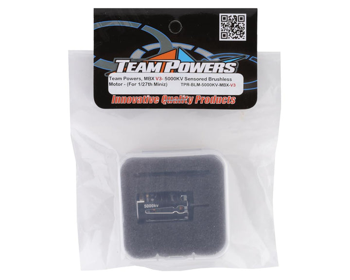 Team Powers MBX V3 5000KV Sensor Brushless Motor (for 1/27th Mini-Z) - Iron City RC Hobbies