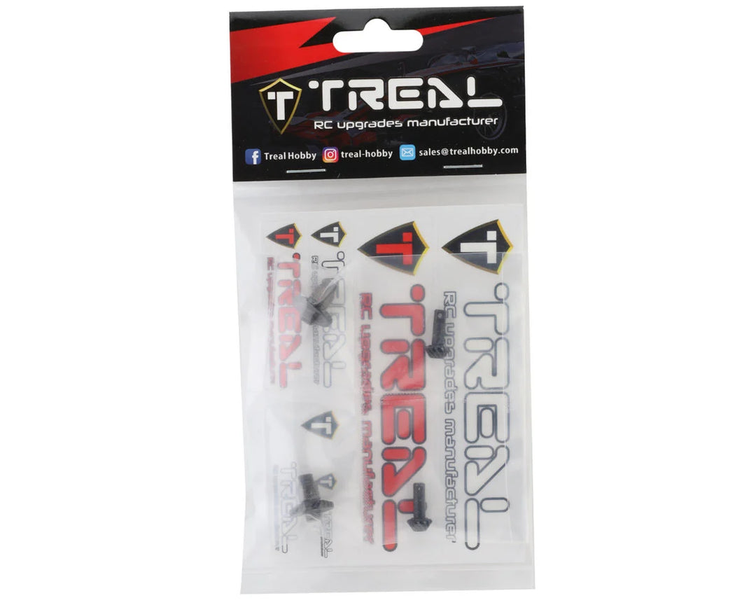 Treal Hobby Hardened Steel Differential Ring & Pinion Gears for Traxxas TRX-4M (12T/24T)