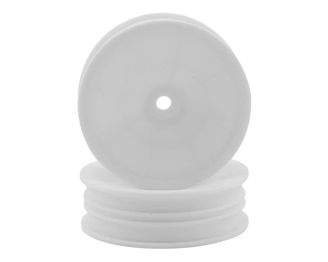 Associated 12mm Hex 2.2" "Slim" Front Buggy Wheels (White) (2) (B6) - Iron City RC Hobbies